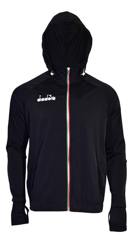 Campera Diadora Di Wind Hombre Negro