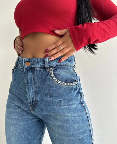 Las Locas Jeans Mom Stell Original 100%