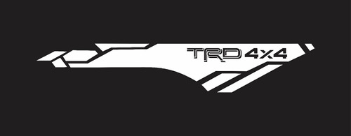 Sticker Adhesivo Trd 4x4 Pick Up Toyota Para 2 Lados