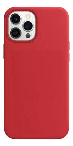 Funda Silicon Serie Para Iphone Varios Modelos Y Colores Rojo 11
