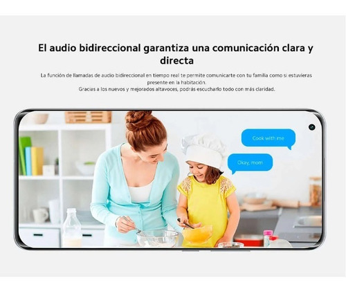 Imagen 5 de 7 de Xiaomi Mi Home Security Camara 2k Magnetic Wifi Altavoz App