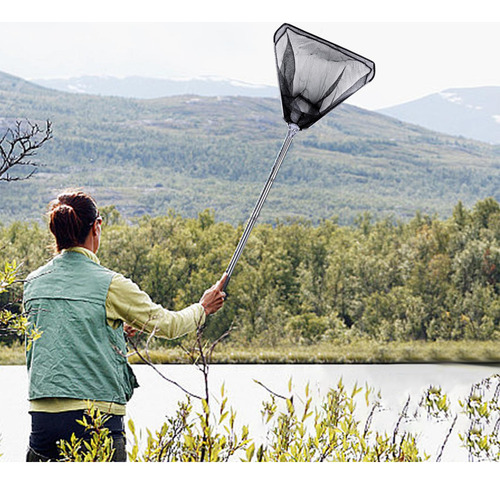 Red De Aterrizaje De Pesca Plegable Portátil, Mango 2,5 M