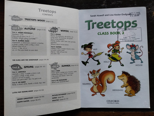 Treetops, Class Book 2 - Oxford University Press