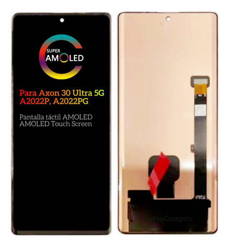 Zc Compatibility Pantalla Amoled Para Zte Axon 30 Ultra 5g
