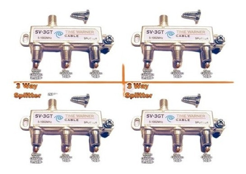 Splitter Divisor 3 Vías Time Warner 5-1000mhz 