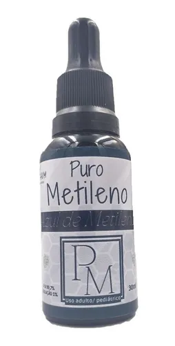 Puro Metileno Azul De Metileno Pa Puro 1% Frasco Gotas 30ml