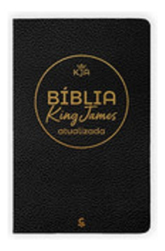 Bíblia King James Atualizada - Slim Preta, De Gospel Central. Editorial Editora Central Gospel, Capa Mole, Edição 1 Em Português, 2022