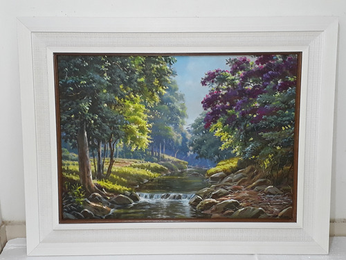 2283 - Wilson Vicente Ast 91x71cm Com Moldura. Corredeira. (Usado)