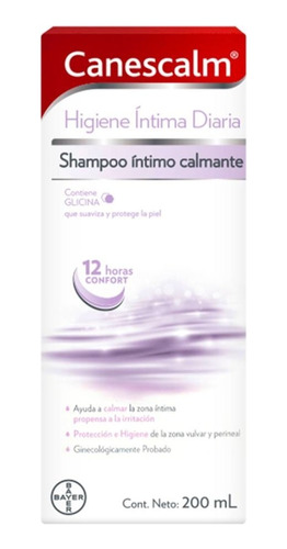 Shampoo Íntimo Canescalm Calmante 200 Ml