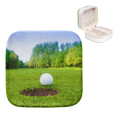 Caja Joyeria Cuero Pu Viaje Golf