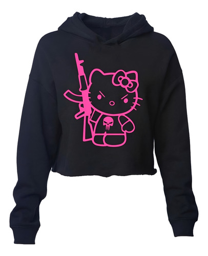 Top Crop Sudadera Hello Kitty Kuromi Kuromi Belica