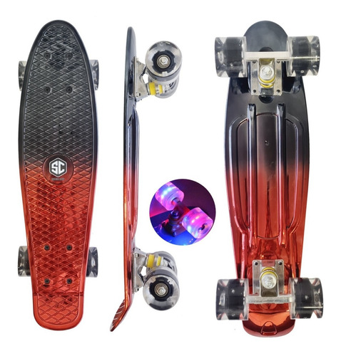 Skate Patineta Profesional Scooter Fun Luces Led Est. Penny