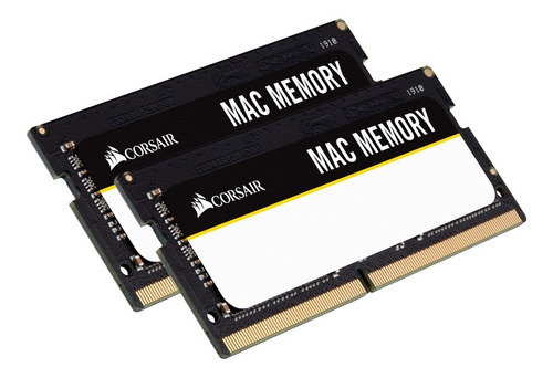 Imagem 3 de 4 de Memoria P/ Notebook Ddr4 16gb 2666 Kit 2x8 Mac Corsair