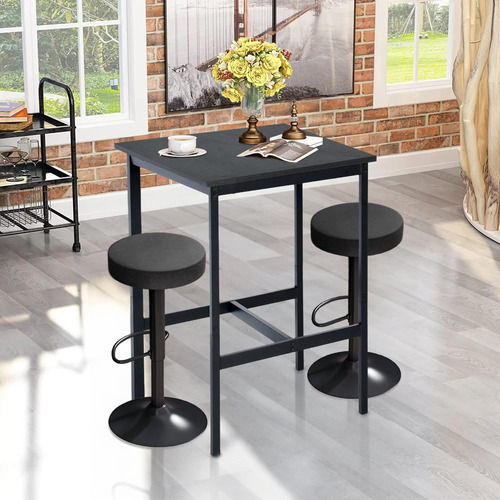 Mesa De Bar Industrial Fácil Montaje Estructura Resistente N