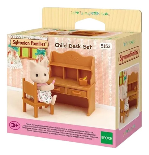 Sylvanian Families Set Escritorio Y Silla Para Niños Febo