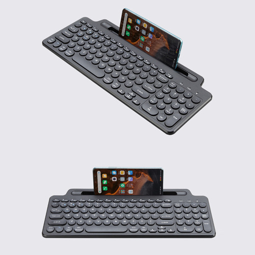 K Teclado Inalámbrico Bt Ultrafino Con Almohadilla For