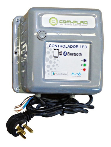 Controlador Rgb 4 Luces Led Pileta Com-plac Bluetooth