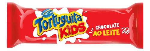 Chocolate Tortuguita Kids Arcor Ao Leite Cx 24 Barrinhas 22g