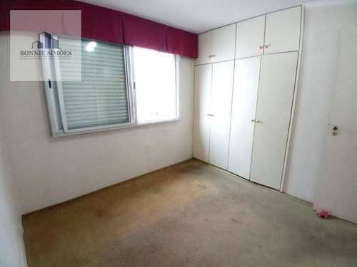 Imagem 10 de 24 de Apartamento À Venda Em Moema, Edifício Guaraú, 3 Dormitórios, Sala Ampla, Cozinha Com Armários, 1 Banheiro, 1 Vaga Na Garagem, 100 M², São Paulo. - Ap1173