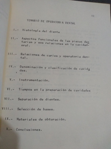 Tesis Generalidades De Operatoria Dental - Celsa Hernández (Usado)