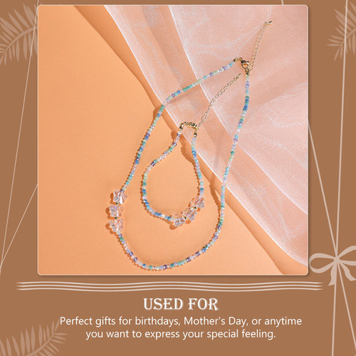Set De Joyas Con Mariposas, Collar Y Pulsera, 2 Piezas, Eleg