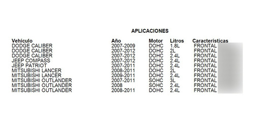 Soporte Motor Frontal Derecho Caliber 2007-2012 2.0l Dodge