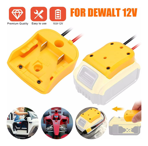 Adaptador De 2 Piezas Para Conector De Alimentación Dewalt D