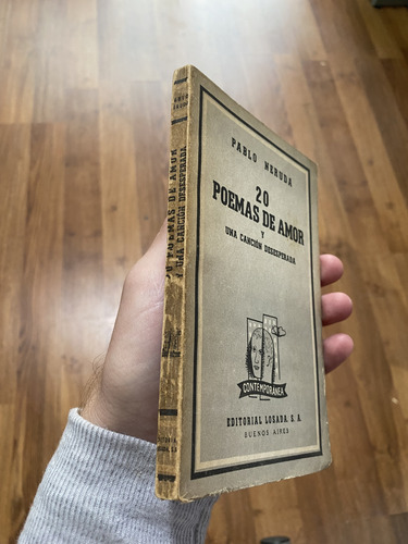 20 Poemas De Amor Y Una Canción Desesperada Pablo Neruda (Usado)