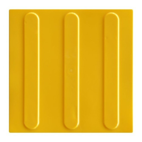 Imagem 1 de 2 de 112 Pçs Piso Direcional Amarelo Pvc 25x25cm