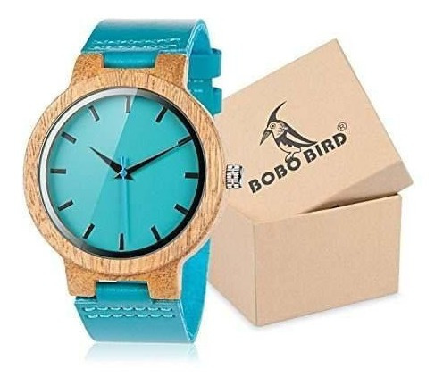 Bobo Bird Reloj De Madera De Bambu Para Hombres Con Correa D