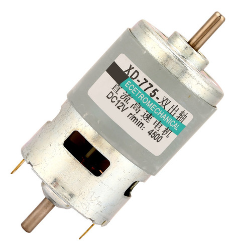 Motor De Corriente Continua De Doble Eje De 12 V/4500 Rpm, 7