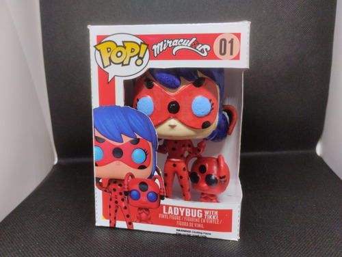 Ladybug With Tiki Funko Pop Con Caja Impresion 3d