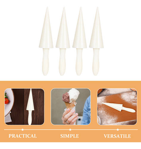 Rollo De Cono Para Hacer Conos De Helado, 4 Unidades