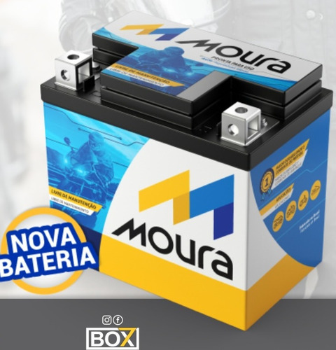 Imagem 1 de 1 de Bateria Moto Titan Fan Biz Bros Fazer 125 150 160 Mix Flex