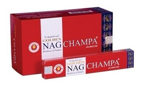 Incienso Golden Nag Champa - Caja Con 12 Paquetes