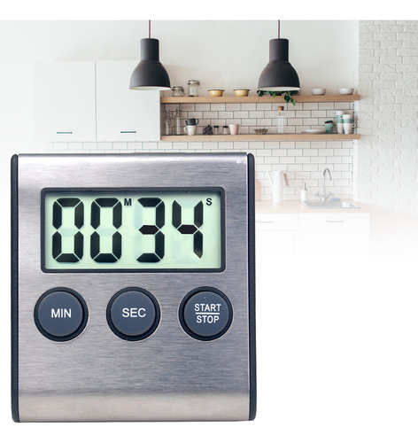 Mini Despertador Digital De Cocina Con Temporizador De Cuent