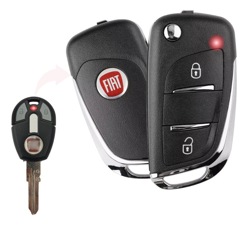 Chave P/ Alarme Positron Uno Economy Mille Way - Com Chip