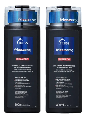 Kit 2 Truss Frizz Zero Shampoo 300ml
