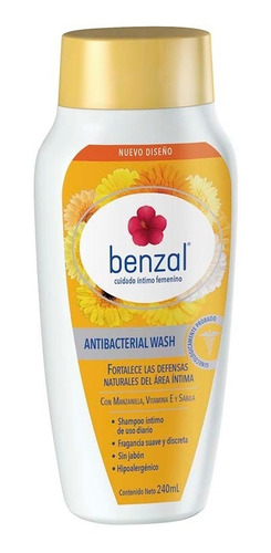 Kit Higiene Intima Benzal Toallet+wash Manzanilla