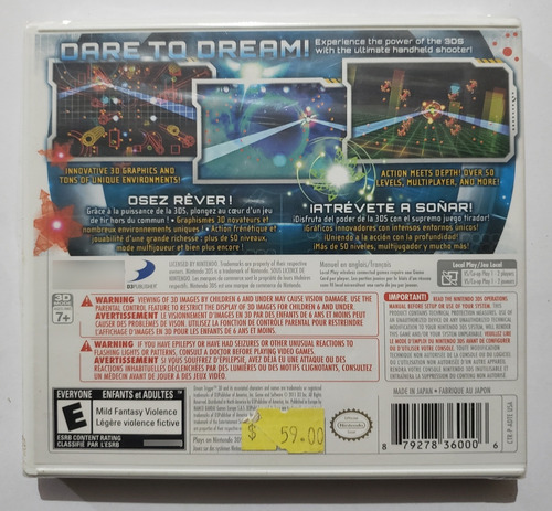 Dream - Trigger 3d - Nintendo 3ds (lacrado)
