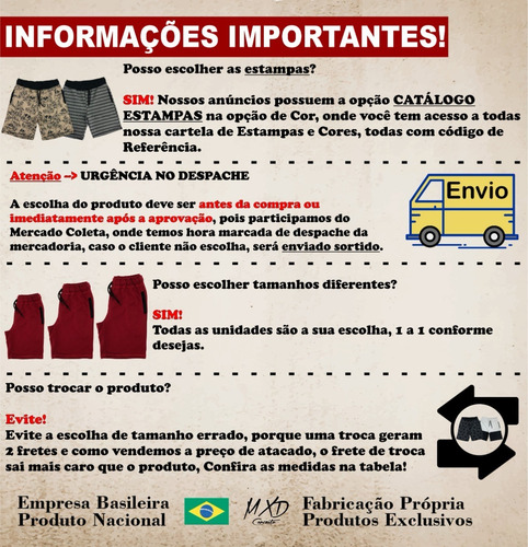 Imagem 3 de 5 de Bermuda Moletom Masculina Shorts Mxd Conceito Moleton Listra