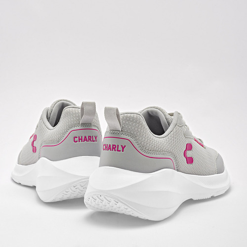 Tenis Mujer Charly 1059886003 Gris Fucsia 127-457