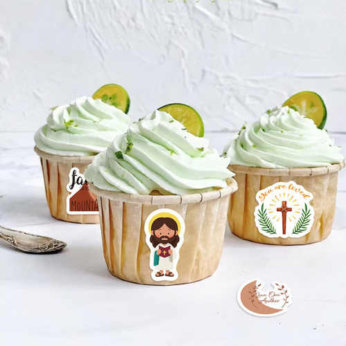 Pegatinas De La Fe De Jesús Rollo De Calcomanía Cristiana 50