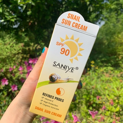 Bloqueador Protector Solar Spf 90 Baba Caracol Y Vitamina E