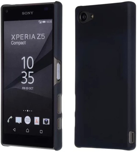 Para Sony Xperia Z5 Compact Case [preto] [slim Fit] Prl1159