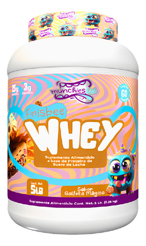 Proteína Hidrolizada Whey Munchies Lab 25g 2.2kg 60 Servs