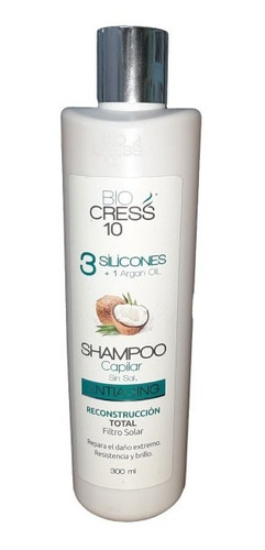 Bio Cress 10 3 Silicones Shampo - mL a $146