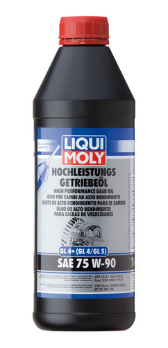 Liqui Moly High Performance Gear Oil (gl4+) Sae 75w-90 1l