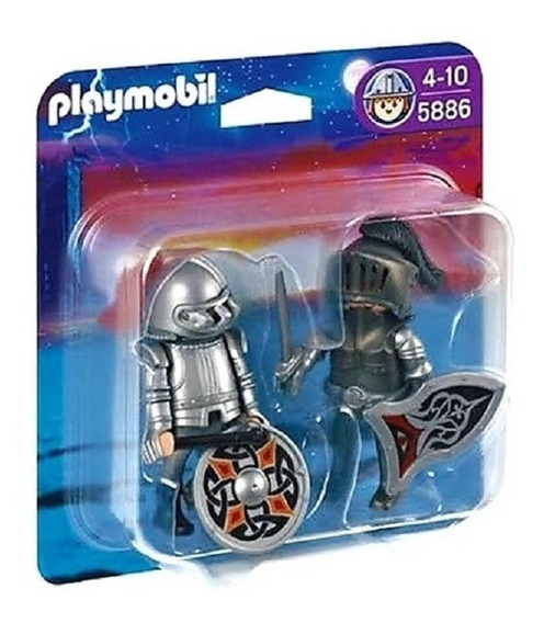 Playmobil Pack de 2 Figuras Caballeros de Hierro 5886 