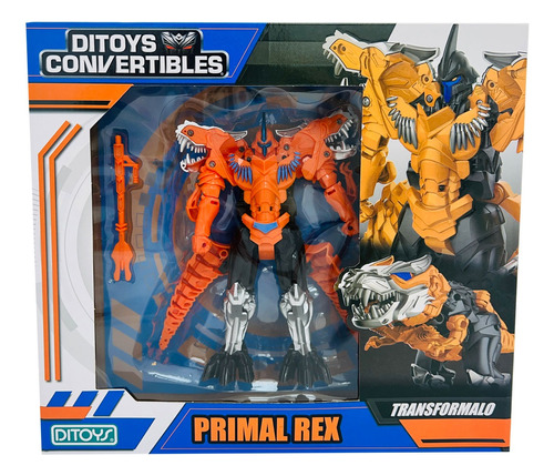 Jaws Beast Covertible Robot Transformalo A Dinosuario Ditoys